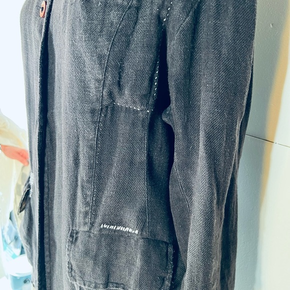 Magnolia Pearl Checkered Skirt Coat Jacket One Size NWT - Picture 10 of 13